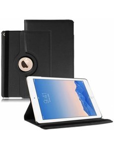 Merkloos iPad Air 2 hoesje Multi-stand Case 360 graden draaibare Beschermhoes Zwart