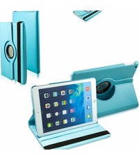 Merkloos iPad Air Case cover 360 graden draaibare hoesje - Baby Blauw