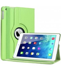 Merkloos iPad Air Case cover 360 graden draaibare hoesje - Groen