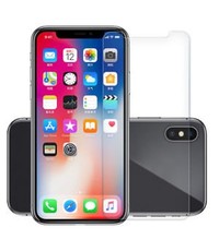 Merkloos iPhone Xs MAx 2 Pack Screenprotector / Anti-Scratch Tempered Glass (0.3mm)