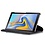Merkloos Samsung Galaxy Tab A 10.5" SM T590 / T595 2018 Zwart Tablet Hoesje met 360° draaistand