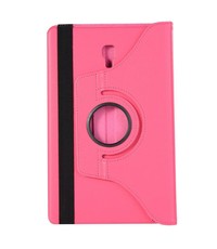 Merkloos Samsung Galaxy Tab A 10.5" SM T590 / T595 2018 Roze Tablet Hoesje met 360° draaistand