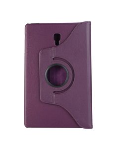 Merkloos Samsung Galaxy Tab A 10.5" SM T590 / T595 2018 Paars Tablet Hoesje met 360° draaistand