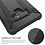 Merkloos Samsung Galaxy Note 9 Zwart Anti Shock Dual Layer Hybrid Armor Carbon hoesje