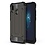 Merkloos Huawei P Smart+ (Plus) Dual layer Rugged Armor hoesje / Hard PC & TPU Hybrid case Zwart