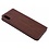 Merkloos Luxe Bruin TPU / PU Leder Flip Cover met Magneetsluiting voor iPhone Xs