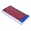 Merkloos  iPhone Xr Flip Cover met Magneetsluiting en Uitschuifbare Kaartenhouder Rood