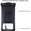 Merkloos Neon Multi Functional Waterdichte telefoon hoesje Pouch Met headphone Audio Jack voor iPhone Xs Max Zwart