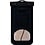 Merkloos Neon Multi Functional Waterdichte telefoon hoesje Pouch Met headphone Audio Jack voor iPhone Xs Max Zwart