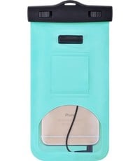 Merkloos Neon Multi Functional Waterdichte telefoon hoesje Pouch Met headphone Audio Jack voor iPhone Xr Groen