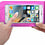 Merkloos Neon Multi Functional Waterdichte telefoon hoesje Pouch Met headphone Audio Jack voor iPhone Xr Pink / Rose