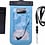 Merkloos Neon Multi Functional Waterdichte telefoon hoesje Pouch Met headphone Audio Jack voor iPhone Xs Max Blauw