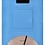 Merkloos Neon Multi Functional Waterdichte telefoon hoesje Pouch Met headphone Audio Jack voor iPhone Xs Max Blauw