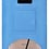 Merkloos Neon Multi Functional Waterdichte telefoon hoesje Pouch Met headphone Audio Jack voor iPhone Xr Blauw