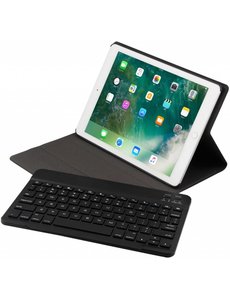 Merkloos Zwart Magnetically Detachable / Wireless Bluetooth Keyboard hoesje met toetsenbord voor Apple iPad (2018) / Air 1 / 2 / iPad Pro 9.7 inch / iPad 2017