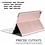 Merkloos Rose Goud Magnetically Detachable / Wireless Bluetooth Keyboard hoesje met toetsenbord voor Apple iPad (2018) / Air 1 / 2 / iPad Pro 9.7 inch / iPad 2017