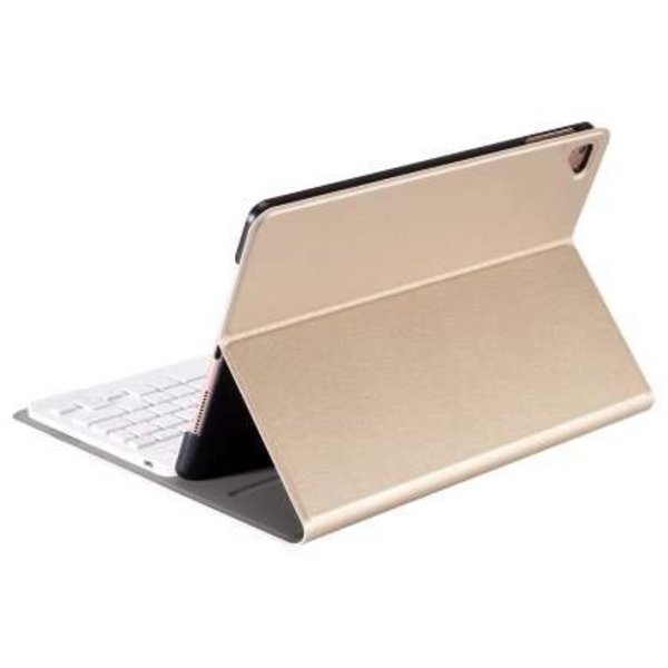 Merkloos Goud Magnetically Detachable / Wireless Bluetooth Keyboard hoesje met toetsenbord voor Apple iPad (2018) / Air 1 / 2 / iPad Pro 9.7 inch / iPad 2017
