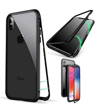 Merkloos Magnetisch iPhone Xs Max hoesje - ZWARTE - voor iPhone Xs Max