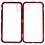 Merkloos Magnetisch iPhone Xs Max hoesje - ROOD - voor iPhone Xs Max