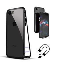 Merkloos Magnetisch iPhone 8 / 7 hoesje - Zwarte - voor iPhone 8 / 7