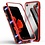 Merkloos Magnetisch iPhone 8+ / 7+ hoesje - ROOD - voor iPhone 8+ / 7+ (plus versie)