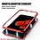 Merkloos Magnetisch iPhone 8+ / 7+ hoesje - ROOD - voor iPhone 8+ / 7+ (plus versie)