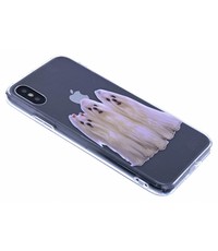 Merkloos iPhone X / Xs 3D Maltezer Hondje Design backcover Hoesje