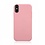 Merkloos iPhone X / Xs Soft Premium TPU Back cover siliconen Hoesje Licht Roze