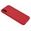 Merkloos iPhone X / Xs Soft Premium TPU Back cover siliconen Hoesje Rood