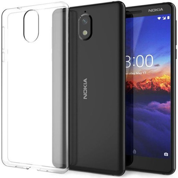 Merkloos Nokia 3.1 Transparant lichte TPU ultra clear Hoesje