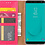 Merkloos Samsung Galaxy J6+ (Plus) 2018 case Roze Portemonnee hoesje met opbergvakjes