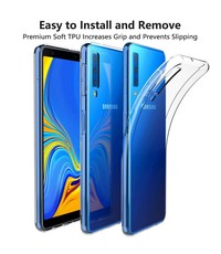 Merkloos Samsung Galaxy A7 (2018) Scratch Resistant Transparant Case Durable Flexible Clear TPU Hoesje