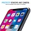 Merkloos iPhone Xs Max Full Glue Screenprotector Adhesive Cover tempered glass Zwart