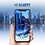 Merkloos iPhone Xs Max Full Glue Screenprotector Adhesive Cover tempered glass Zwart