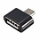 Earldom OTG Micro USB Adapter 2.0 Plug & Play Zwart