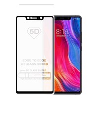 Merkloos Huawei Mate 20 lite full cover Screenprotector Tempered Glass Zwart