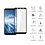 Merkloos Samsung Galaxy J6 2018 full cover Screenprotector Tempered Glass Zwart