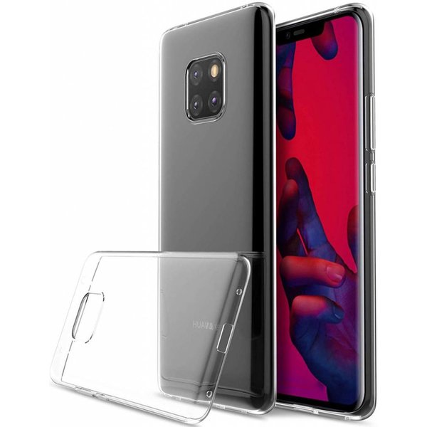 Merkloos Huawei Mate 20 Pro Transparant TPU Back hoesje