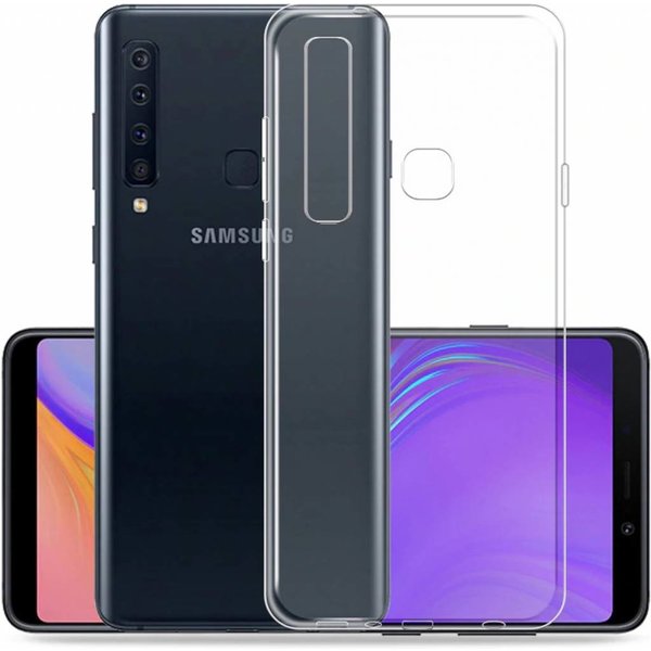 Merkloos Samsung Galaxy A9 2018 Transparant TPU Back hoesje