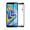 Merkloos Samsung Galaxy J4+ Plus / J6+ Plus 2018 Full Glue Screenprotector Adhesive Cover tempered glass Zwart