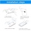 Merkloos Samsung Galaxy J4+ Plus / J6+ Plus 2018 Full Glue Screenprotector Adhesive Cover tempered glass Zwart