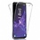 Merkloos Samsung Galaxy A7 (2018) Dual TPU Case hoesje 360° Cover 2 in 1 Case ( Voor en Achter) Transparant