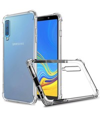 Merkloos Samsung Galaxy A7 2018 Anti Shock Back hoesje