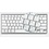 Merkloos Bluetooth 3.0 Keyboard-Toetsenbord voor Smart TV / PC / PS4 / iPad / Tablet / Smartphone Wit