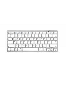 Merkloos Bluetooth 3.0 Keyboard-Toetsenbord voor Smart TV / PC / PS4 / iPad / Tablet / Smartphone Wit