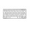 Merkloos Bluetooth 3.0 Keyboard-Toetsenbord voor Smart TV / PC / PS4 / iPad / Tablet / Smartphone Wit