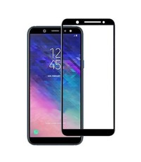  Samsung Galaxy J6 2018 full cover Screenprotector Tempered Glass Black