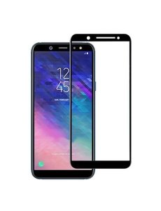  Samsung Galaxy J6 2018 full cover Screenprotector Tempered Glass Black