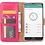 hoesje Pink book case style voor Motorola Moto Z3 Play wallet case