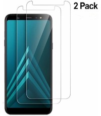  2 Stuks Samsung Galaxy A6 (2018) Beschermglas Tempered glass / Screenprotector